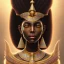 Placeholder: sango fantasy, fantasy magic, intricate, sharp focus, illustration, highly detailed, digital painting, concept art, matte, masterpiece head sexy Indian beauty black afro hair earth lady Golden alligator head Egyptian princess pyramid sphinx background