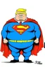 Placeholder: fat superman with donald trump's head