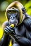 Placeholder: gorilla tag monkey with banana in hand