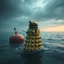 Placeholder: a Dalek as an ocean buoy