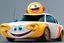 Placeholder: whimsical cartoon car with big eyes and its front grill forming a friendly smile