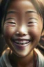 Placeholder: portrait of an asian girl 11 years old, smiling, cinematic photography, epic angle, hyper-realistic