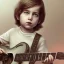 Placeholder: Mystery Kurt cobain toddler, full body, guitar, dramatique, art background, dramatic lighting, volumetric lighting, hyperrealisme, 8k, high quality, lot of details, fit within portrait, hyper realistic, unreal engine 5, uhd