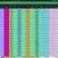 Placeholder: excel,sheets,rainbow