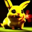 Placeholder: cute picachu, high-key cut unreal engine, volumetric, warm indoor lighting, detailed, digital painting, cinematic, character design