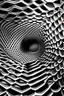 Placeholder: honeycomb black and grey spiral abstract