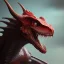 Placeholder: red dragon, dragon portrait, portrair, dragon head, dragon face, big eyes, fangs, dragon with horns, 8k resolution, high-quality, fine-detail, fantasy, incredibly detailed, ultra high resolution, 8k, complex 3d render, cinema 4d