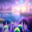 Placeholder: one small Cosmic crystal subtle in a galactic ambiance , blue lake, delicate flowers, delicate colors, bin the foreground, full of details, smooth，soft light atmosphere, light effect，vaporwave colorful, concept art, smooth, extremely sharp, masterpiece, best quality, blue skinned, sparkling,8k, , sun light, 8K, RAW, depth of field,high contrast,