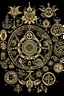 Placeholder: the Latin cross, aum letter, crescent and star, yin and yang, torii gate, khanda, star of david, dharma chakra all combined into one design