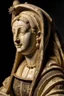 Placeholder: renaissance bone sculpture of a woman