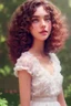 Placeholder: April, Summer Fashion, full body,smooth soft skin, curly hair, detailed eyes, detailed face, looking into camera, intricate, summer outfit, pink, back lighting, realistic concept art, digital painting, rich 3d render, hyper-realistic painting, cinema 4D render, art by WLOP, by Agnes Cecile, Michael Whelan