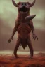 Placeholder: Full body photography of ethereal ANGRY PET , Fire theme art, Dark moody night atmosphere, by Michelangelo, 8K, high body details, anatomically perfect body, oak tree roots, purple, red,