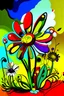 Placeholder: flower, Neo - expressionism, Pixar style, in abstract art Basquiat, Picasso, Miro, Kandinsky, Klee, Birell, Fairey, Ardon, Buffet and Picasso style, HD --s 750 --v 5.1 --style raw