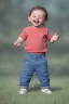 Placeholder: George costanza toddler, smile, full body, bokeh, hyper realistic