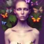 Placeholder: Generates high quality portraits of women covered in various plants, surrounded by forest and butterflies.