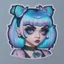 Placeholder: Sticker Kawaii Pastel Goth Cute Creepy Creature singer Melanie Martinez face high detailed, 4k resolution, digital paiting, cute, art, no background 3d pixar disney the cinematic FKAA, TXAA, and RTX graphics technology employed for stunning detail.