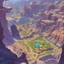 Placeholder: stylized,canyon,dungeons map,post apocalyptic,AI,futuristic,roboquest,top view,4k,details stylized,boss enermy,rogulikes