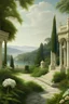 Placeholder: Realistic elegantism neoclassical landscape.