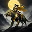 Placeholder: In the dim light of a dying moon, the warrior queen rode her mighty beast through the treacherous terrain of the forgotten lands. Her golden armor, polished by countless battles, gleamed in contrast to the dark, swirling mists that surrounded her. With each step, the ground trembled under the weight of her colossal lizard companion, its scales shimmering like precious gems. The creature's eyes, glowing with a primal intelligence, scanned the horizon for threats. They were close now—close to the