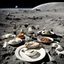 Placeholder: Thanksgiving dinner on the surface of the Moon