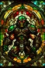 Placeholder: Stained glas doom hero