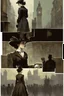 Placeholder: A Female Time Traveler In Victorian London, ; by Alex Maleev