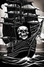 Placeholder: Jolly Roger on a pirate ship