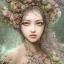 Placeholder: Insanely detailed photograph of an “portrait of gorgeous spring goddess ” with intricate hair, intricate embroidered dress, beautiful clear face and hyperdetailed painting by Ismail Inceoglu Huang Guangjian and Dan Witz CGSociety ZBrush Central fantasy art album cover art,8K, hdr, romantic, mysterious, ominous, beautiful flowers, jewelry, comfort, natural eyes, "arms open for embrace", naked,tasteful