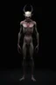 Placeholder: humanoid monster for a horror , silent hill style, creepy, 3d model, t-pose, full length, vampire