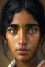 Placeholder: portrait of Indian labor, black hair, pretty face, realistic, fine details, cute freckles, masterpiece