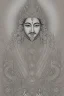 Placeholder: Hinduism, modern realistic cartoon drawing, grayscale, adult coloring pages, Hindu god Brahma, male god, wisdom, transformation, lined drawing, coloring page, 300 dpi, high quality print, painted portrait, full body, white hair , masculine, mature, handsome, upper body, muscular, hairy torso, fantasy, intricate, elegant, highly detailed, digital painting, artstation, concept art, smooth, sharp focus, illustration, 8K, HDR, masterpiece, pastel quad Color, 3D vector art, cute and quirky, fantasy