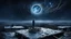 Placeholder: a solitary figure standing on the roof of an abandoned house at midnight, staring into an endless frozen cosmos where shattered moons and impossible constellations drift in silence. The stars feel painfully close yet forever unreachable, while the universe bends like a dream around them. Deep sorrow, quiet longing, surreal realism, cinematic moonlight, cold blue and silver palette, poetic emptiness, ultra-detailed, haunting atmosphere.