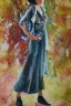 Placeholder: Full body portrait, painting, medium shot lady style of Vashti Harrison