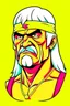 Placeholder: Hulk Hogan Professional wrestler catoon 2d