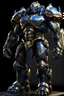 Placeholder: Ironclad stands at an imposing 8 feet tall and is heavily armored with a combination of sleek metallic plating and blue energy accents. Its body is adorned with a polished, reflective surface, giving it a distinct and imposing presence on the battlefield. His waist is snatched. His design is like Nullsector from Overwatch