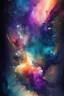 Placeholder: nebula, stars, abstract painting, watercolor, aqurelle, full color, 8k resolution, splashed, varied brushstrokes