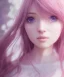 Placeholder: the most beautiful cute anime girl portrait with highly detailed eyes, professional 3d visualisation in pastel colours, by wlop, intricate linework, trending on artstation, unreal engine 5 highly rendered