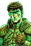 Placeholder: Guts from Berserk holds a revolver gun to his head.