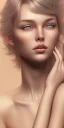 Placeholder: Realistic girl photo, full body, super detail, Porn model, short hair, curly hair, golden gray hair, 16k resolution, super hd, 4000 Pixel,