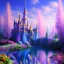 Placeholder: one big Cosmic castle crystal subtle in a galactic ambiance , blue lake, cascade, delicate flowers, delicate colors, bin the foreground, full of details, smooth，soft light atmosphere, light effect，vaporwave colorful, concept art, smooth, extremely sharp, masterpiece, best quality, blue skinned, sparkling,8k, , sun light, 8K, RAW, depth of field,high contrast,