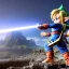 Placeholder: Zelda fights versus goku