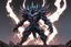 Placeholder: Miles in 8k solo leveling shadow artstyle, Crystal and Symbiote them, neon effect , dragon tattoos, close picture, full body, apocalypse, intricate details, highly detailed, high details, detailed portrait, masterpiece,ultra detailed, ultra quality