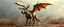 Placeholder: moose dragon with two powerful wings