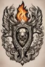 Placeholder: flame cowerd family crest with a huge Z in the center