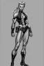 Placeholder: sketch of cammy white in jim lee style