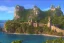 Placeholder: 12 moonscliff palace city seven towers fantasy canyon bridge 12 moons