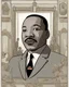 Placeholder: Storybook character, Martin Luther King Jr, suitable for children story books