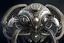 Placeholder: Expressively detailed 3d rendering of a hyperrealistic ALIEN, UFO, renaissance, jules verne, symmetric, front view, detailed with cogs and cables