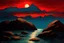 Placeholder: night, rocks, mountains, epic, rodolphe wytsman impressionism paintings