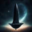 Placeholder: giant nail floating in universe, gothic, darkness